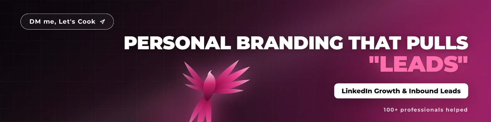 Personal branding banner