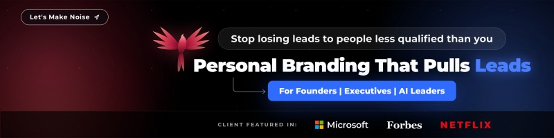 Personal branding banner